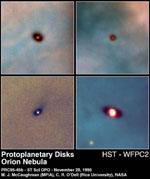 Newly discovered protoplanetary disks