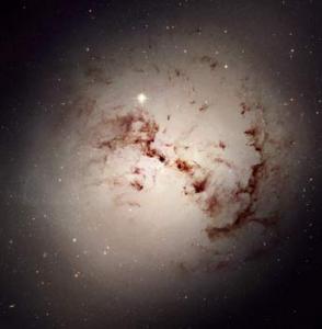 Dust lanes in an elliptical galaxy
