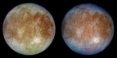 Two view of Europa