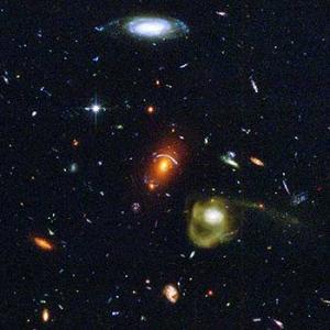 Hubble view of galaxies