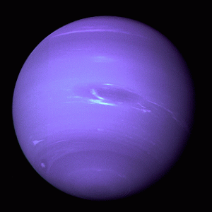 Voyager photograph of Neptune