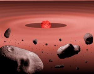 Red dwarf disks