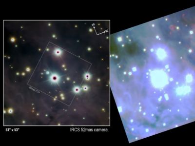 Subaru images with adaptive optics