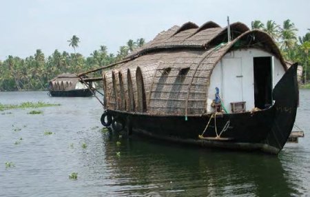 Houseboats on Cochin's backwaters