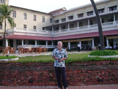 Gregory Benford at the Galle Face.