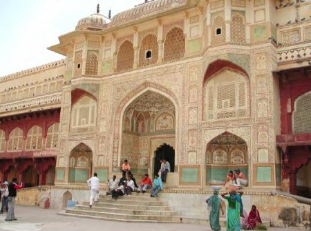 Amber Fort outside Jaipur