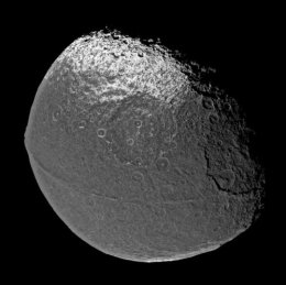 Iapetus as seen by Cassini