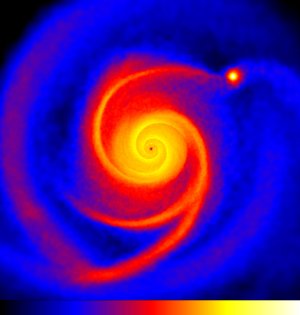 Simulation of HL Tau b