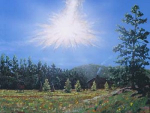 The Tunguska object explodes in the upper atmosphere