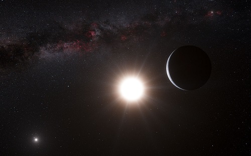 Artist's impression of an exoplanet