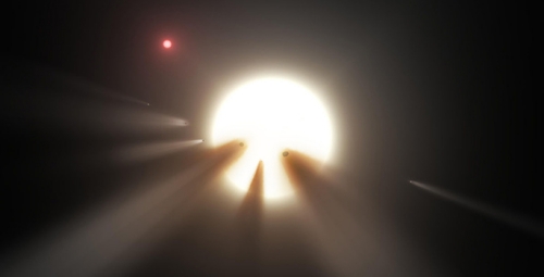 comets-converging-on-star