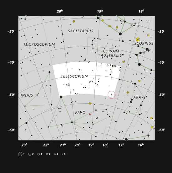 distance from earth black hole